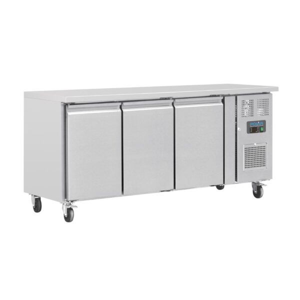 Polar U-serie 3-deurs koelwerkbank 339L