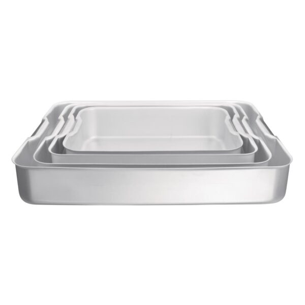 Vogue extra diepe aluminium braadslede 61cm - Afbeelding 6