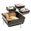 APS Float vierkante melamine kom zwart 19x19cm