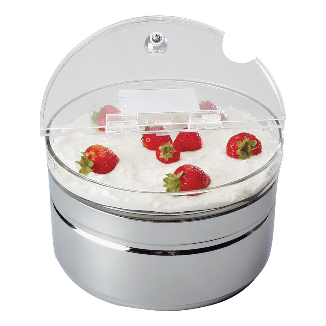 APS gekoelde display rond met deksel 2,5Ltr