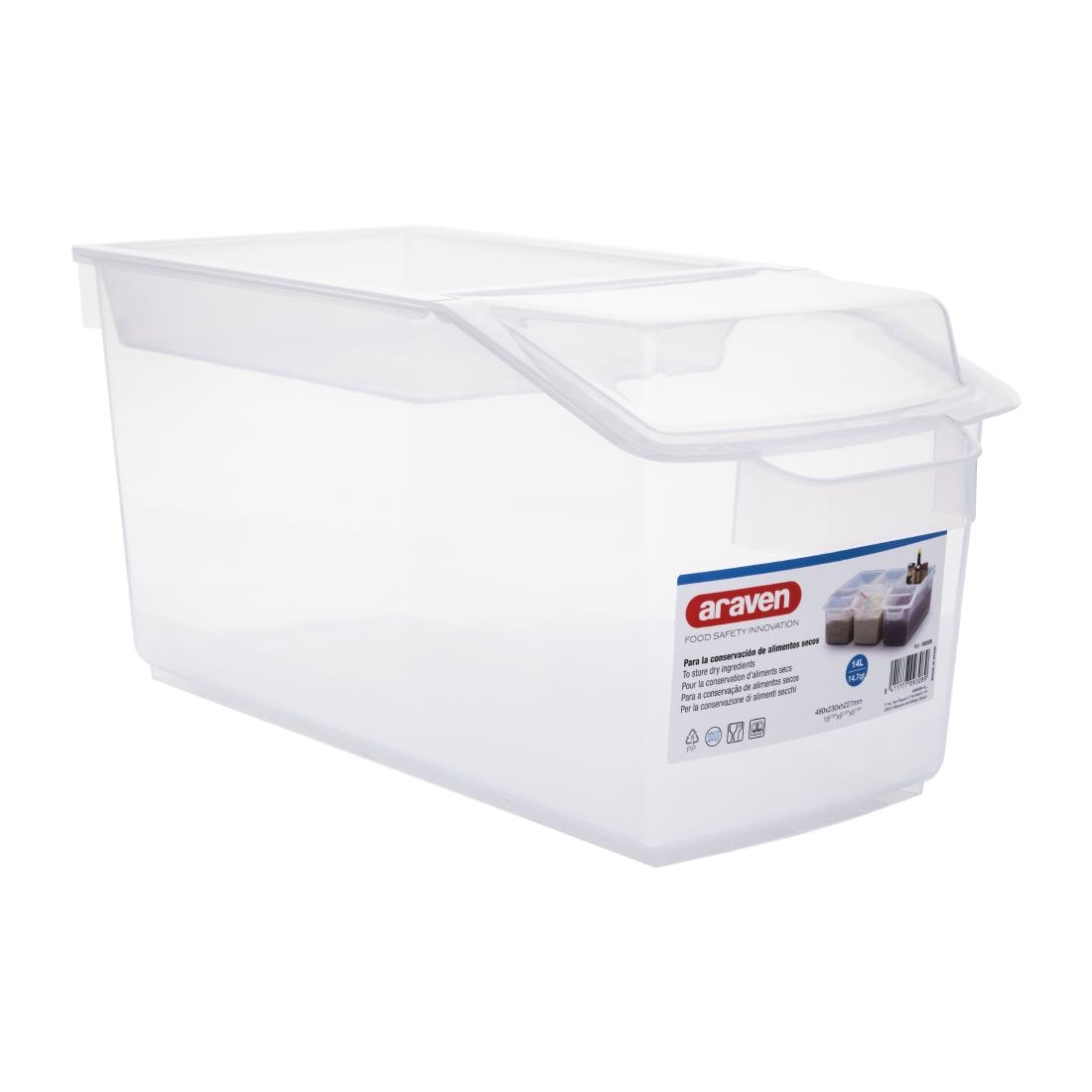 Araven dispenser en ingrediëntenbak 14Ltr