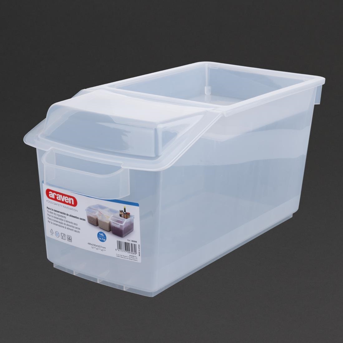 Araven dispenser en ingrediëntenbak 14Ltr