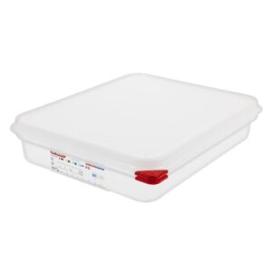 Araven GN 1/2 voedseldoos met deksel 4Ltr (4 stuks)