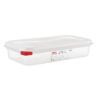 Araven GN 1/3 voedseldoos met deksel 2,5Ltr (4 stuks)
