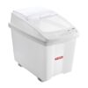 Araven transparante ingrediëntenbak met wielen 80Ltr