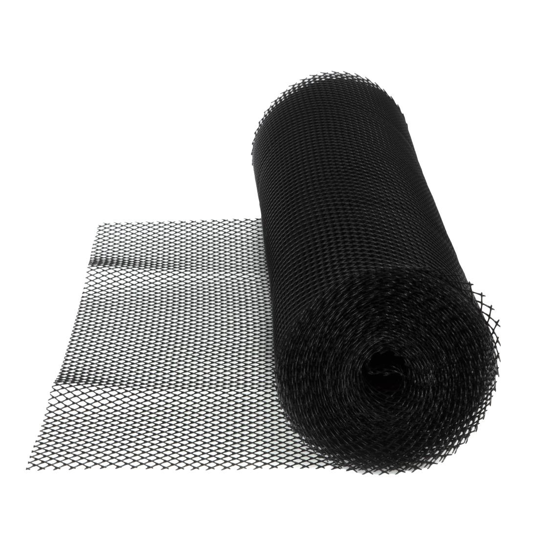 Bar liner op rol zwart 10m