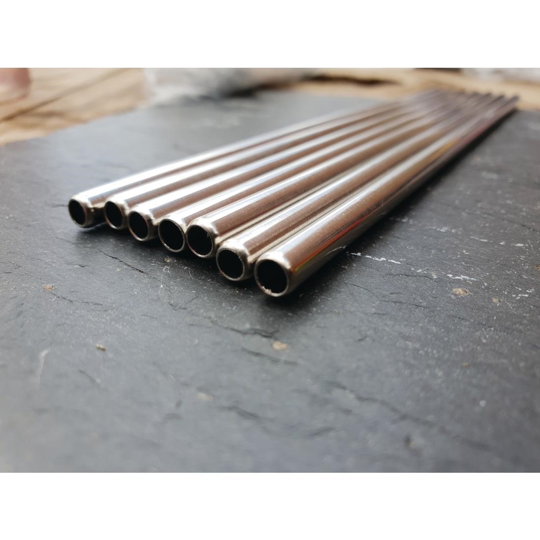 Beaumont RVS rietjes 21,5cm (25 stuks)