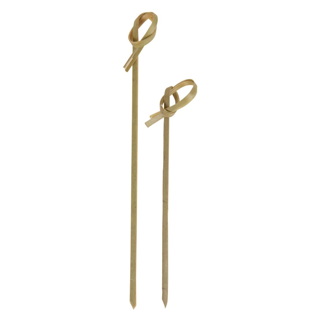 Biologisch afbreekbare bamboe knoopprikkers 12cm (100 stuks)