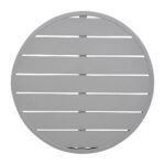 Bolero aluminium tafelblad rond lichtgrijs 580mm