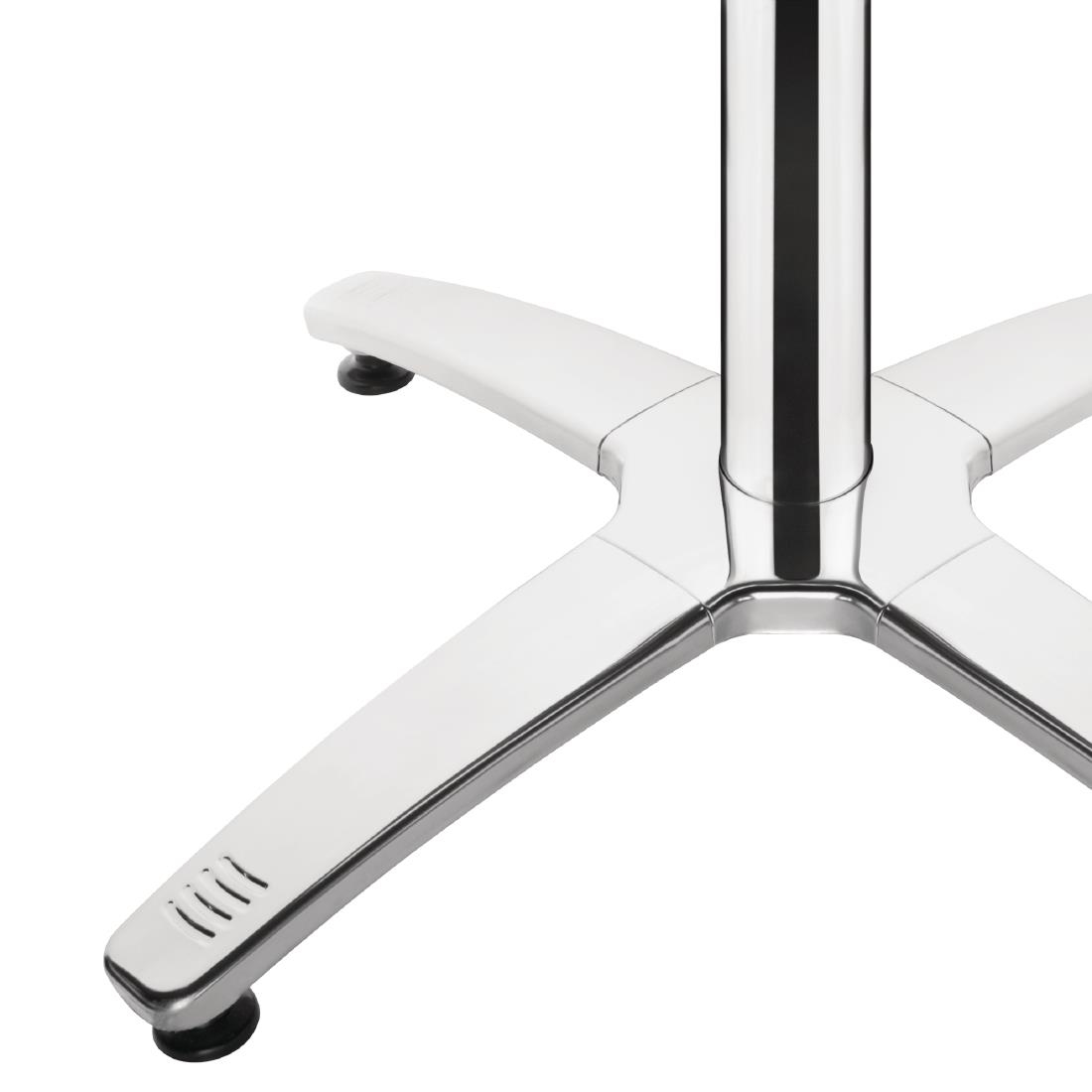 Bolero aluminium tafelpoot 68(h) x 65(b)cm