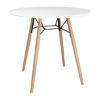 Bolero Arlo tafel rond wit 798mm