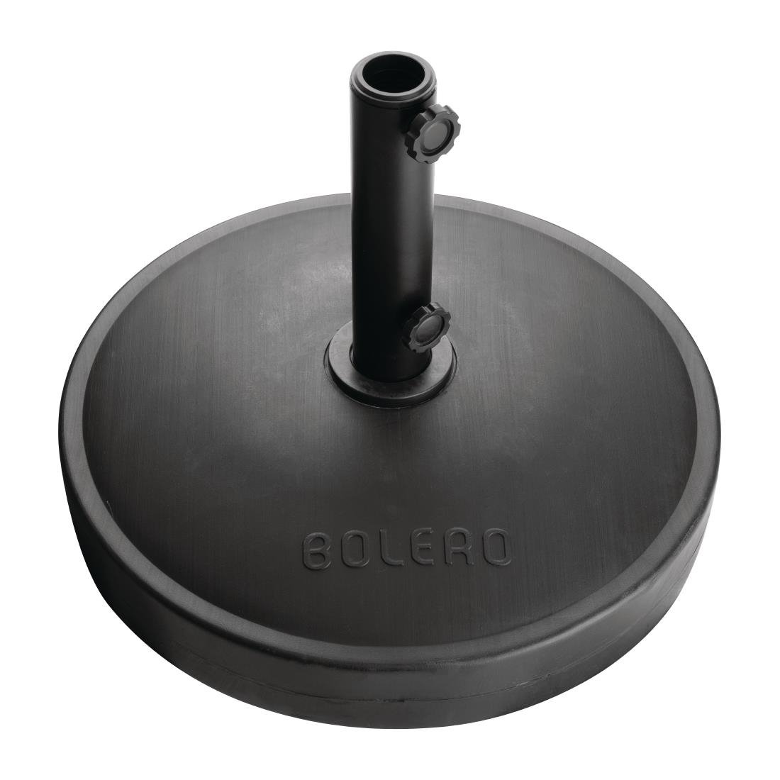 Bolero betonnen parasolvoet met 43/38mm adapter zwart