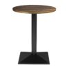 Bolero Complete Tafel Rond Donker Hout Effect 600mm