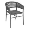 Bolero Florence Grijze Mix Touw Twist Rieten Stoelen (2 stuks)