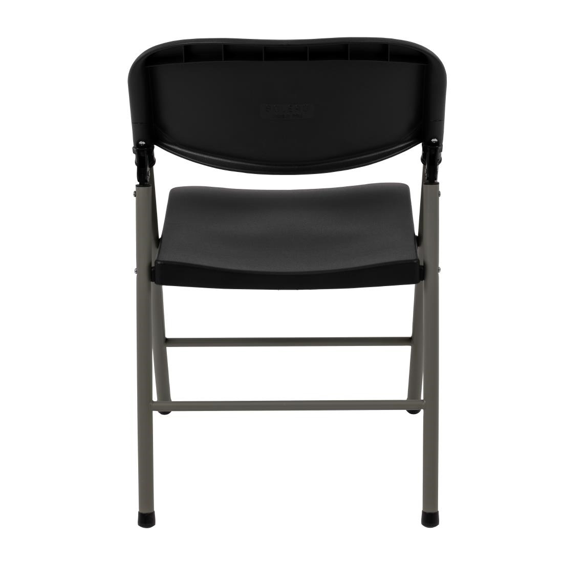 Bolero opklapbare stoelen zwart (2 stuks)