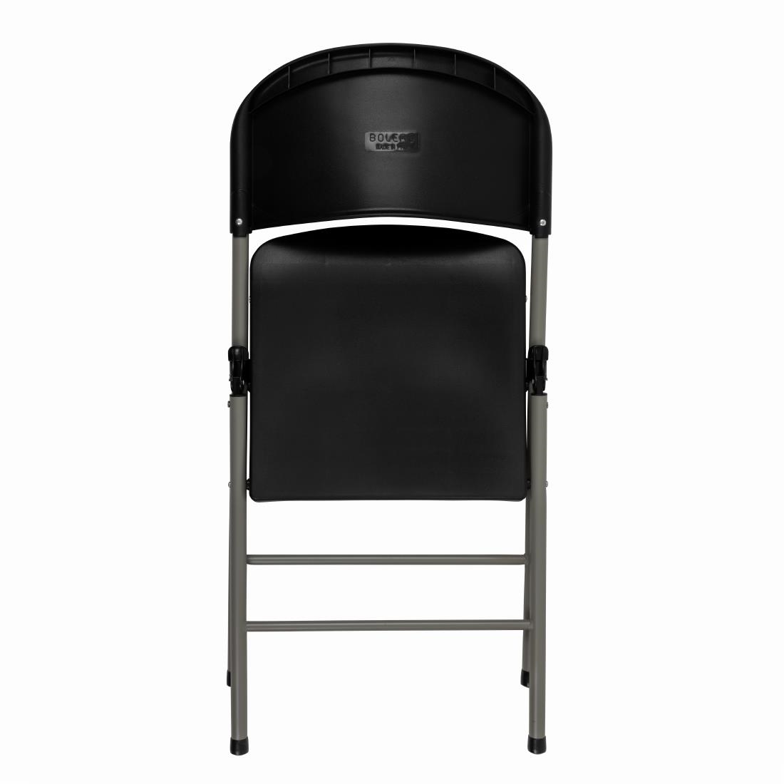 Bolero opklapbare stoelen zwart (2 stuks)