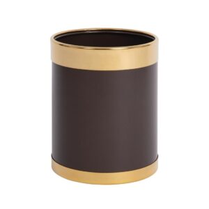Bolero prullenbak bruin met gouden rand 10,2Ltr