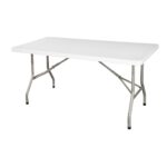 Bolero rechthoekige klaptafel wit 152cm