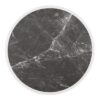 Bolero Rond Tafelblad Van Glasvezel, Donker Granieteffect, 580mm