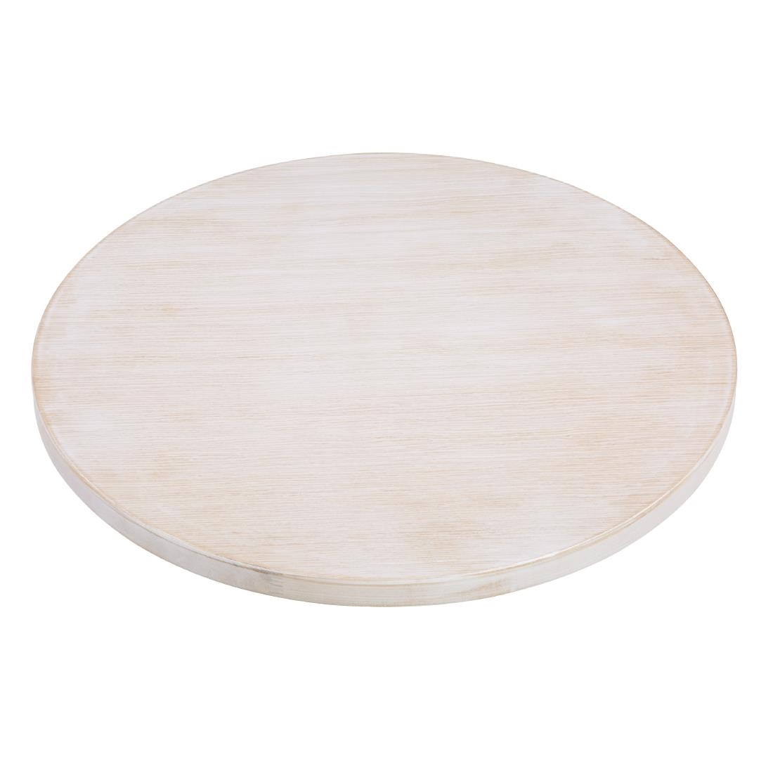 Bolero Rond Tafelblad Vintage Wit 600mm