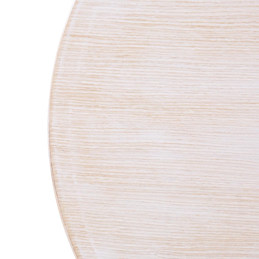 Bolero Rond Tafelblad Vintage Wit 600mm