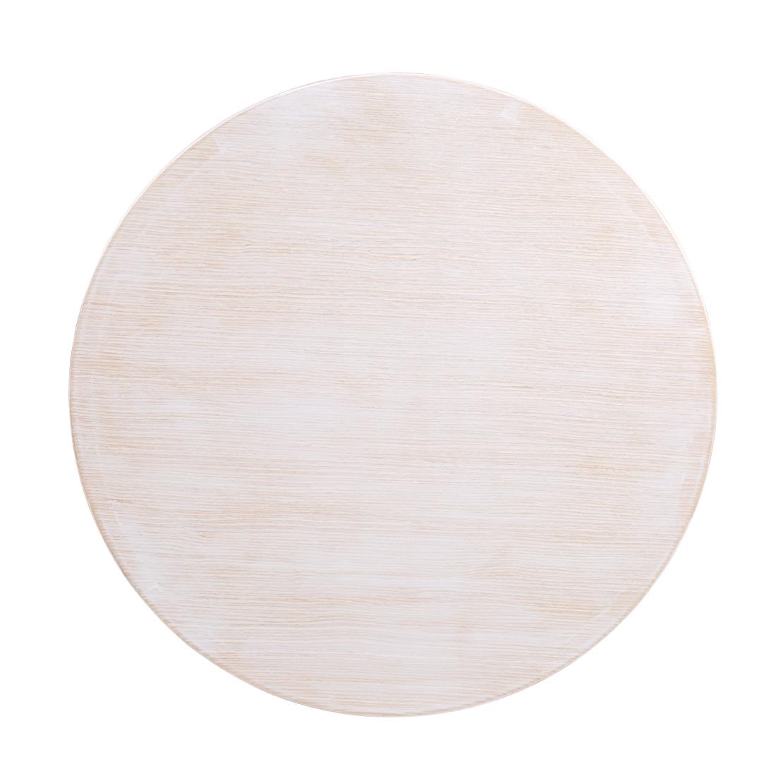 Bolero Rond Tafelblad Vintage Wit 600mm