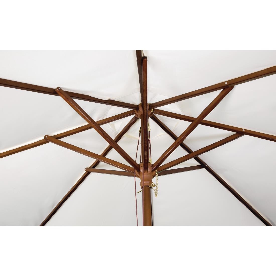 Bolero ronde parasol creme 3m