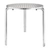 Bolero ronde RVS bistrotafel 70cm