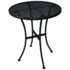 Bolero ronde stalen bistrotafel zwart 60cm (15 stuks)