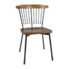 Bolero Scandi Bijzetstoelen Zwart (2 stuks)