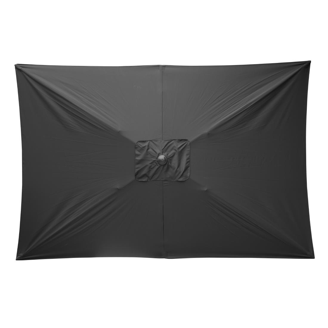 Bolero Sevilla Vierkante Parasol 2X3M Zwart