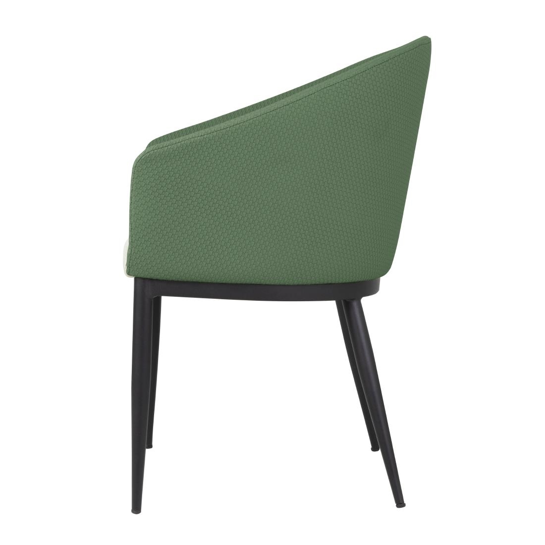 Bolero Sloane Interieur Eetkamerstoelen - Groene Bos Mix (2 stuks)