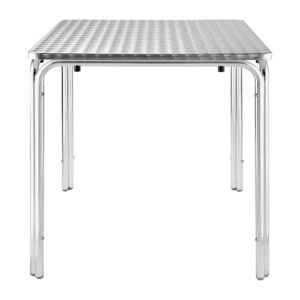 Bolero stapelbare vierkante RVS tafel 70cm