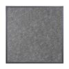Bolero Tafelblad Van Gehard Glas Voor Buiten, Zwart Geborsteld, Vierkant, Grijze Rand, 700mm