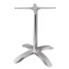 Bolero tafelpoot geborsteld aluminium