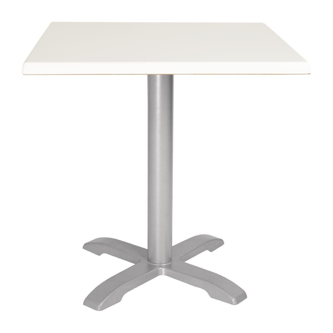 Bolero vierkant tafelblad wit 70cm