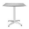 Bolero vierkante RVS bistrotafel 70cm