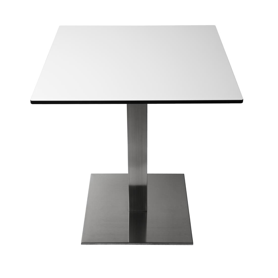Bolero vierkante RVS tafelpoot