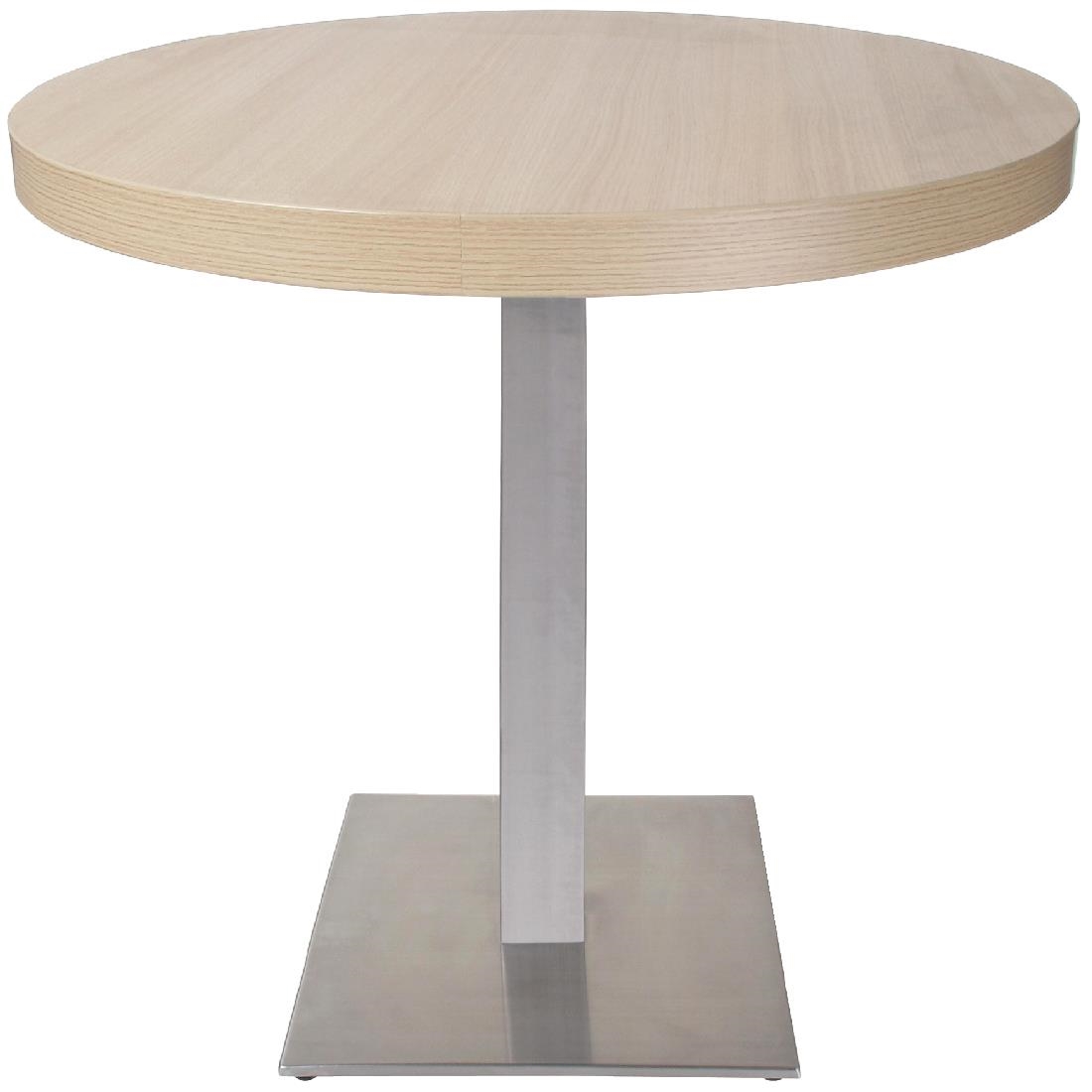 Bolero vierkante RVS tafelpoot