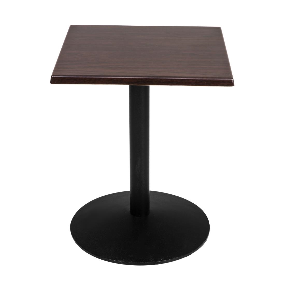 Bolero Vierkante Tafelblad Donkerbruin 60cm