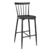 Bolero Windsor Aluminium Zwarte Hoge Krukken (2 stuks)