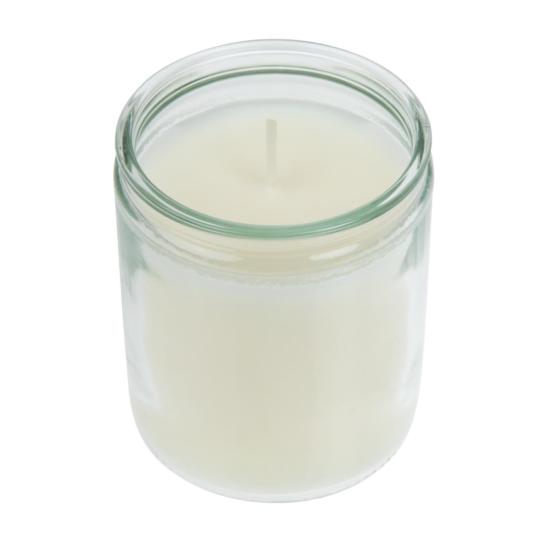 Bolsius Starlight kaars in glas wit (8 stuks)