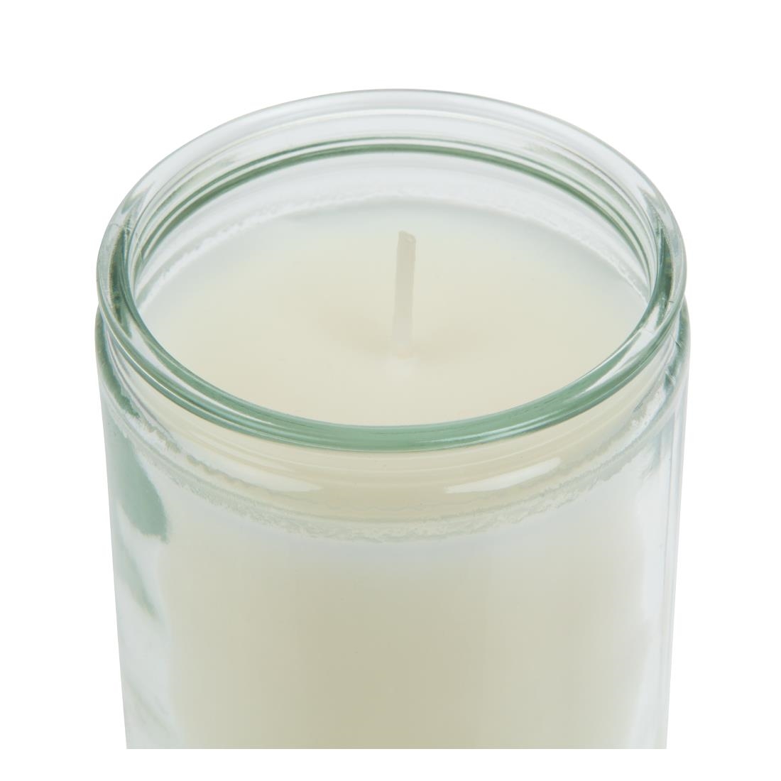 Bolsius Starlight kaars in glas wit (8 stuks)