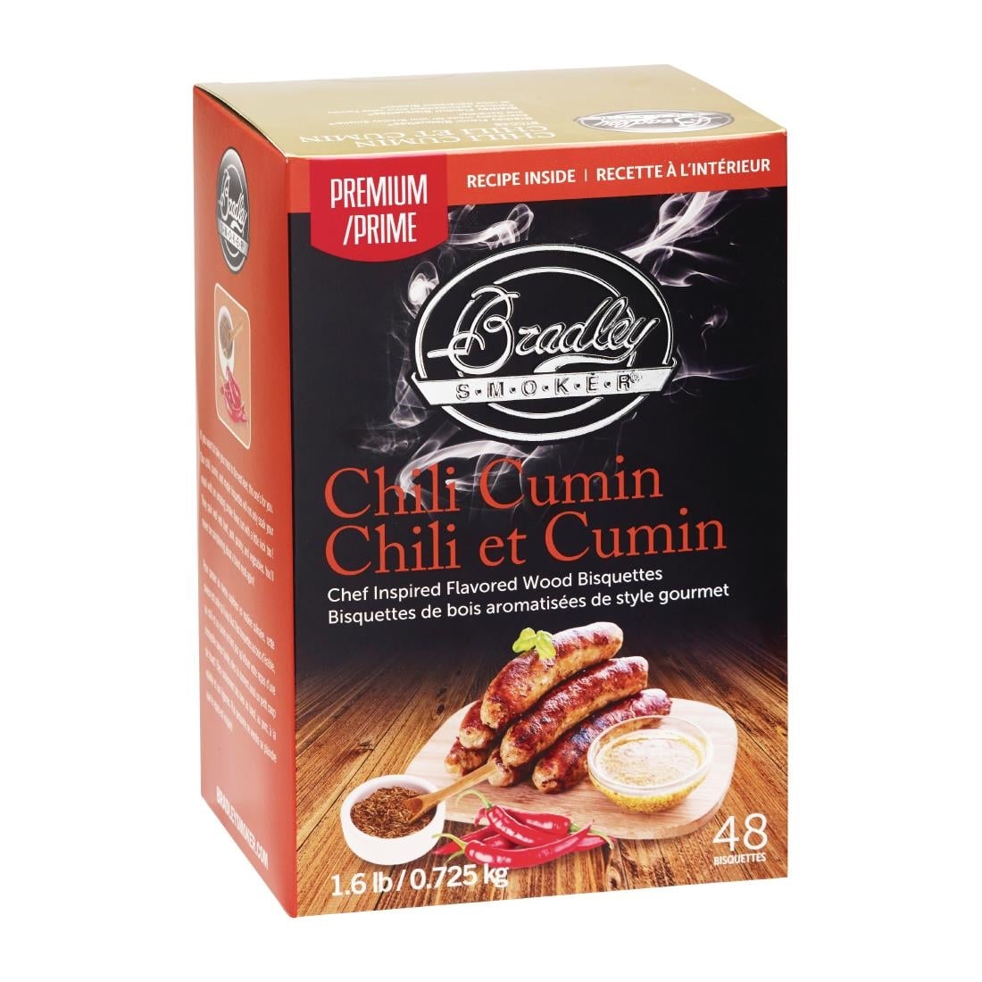 Bradley Food Smoker Chili Cumin Premium Flavour (48 Pack)