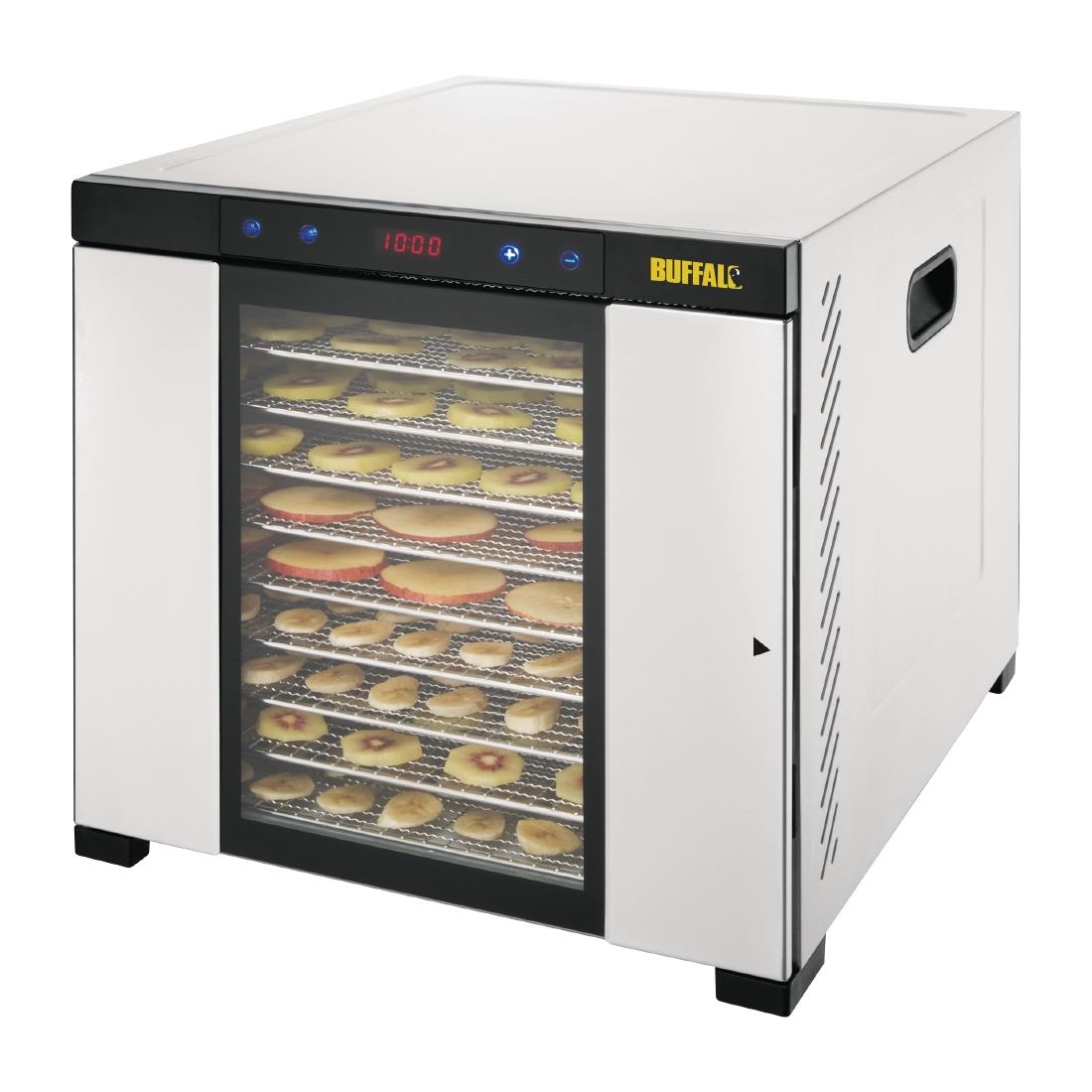 buffalo 10 laags roestvrijstalen voedsel dehydrator Buffalo 10-laags roestvrijstalen voedsel dehydrator