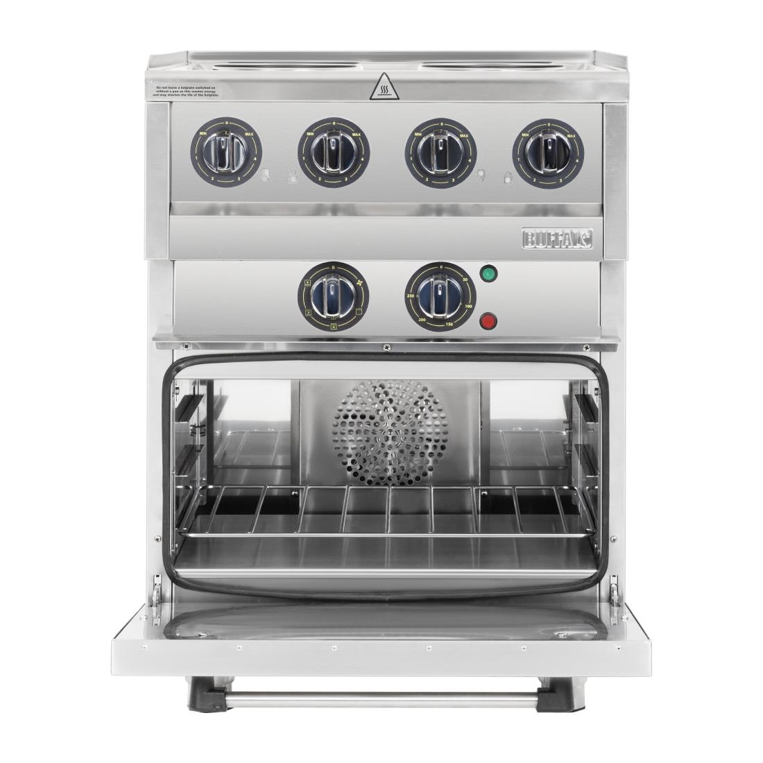 Buffalo 600 Serie 4 Plaat Elektrische Convectie Oven