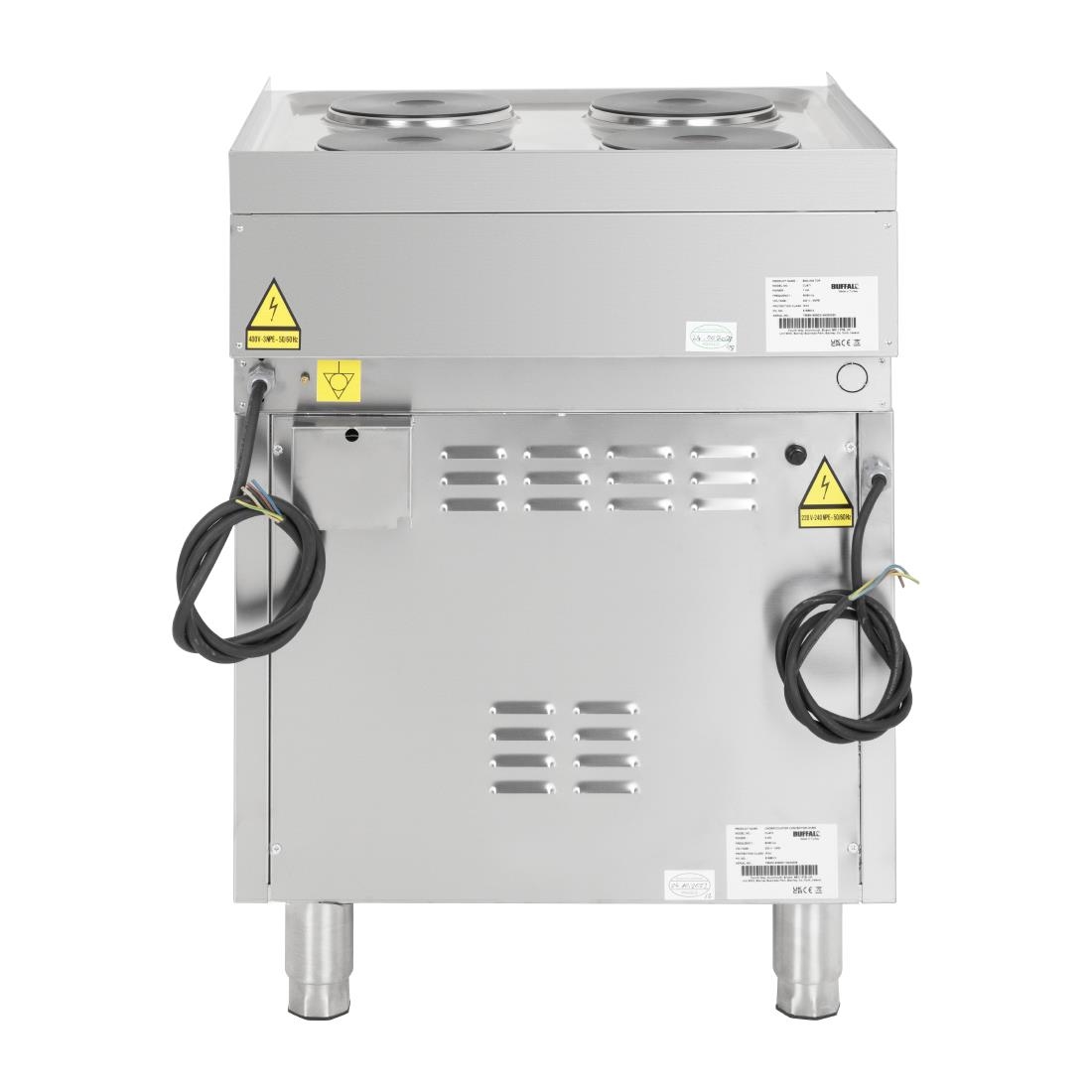 Buffalo 600 Serie 4 Plaat Elektrische Convectie Oven