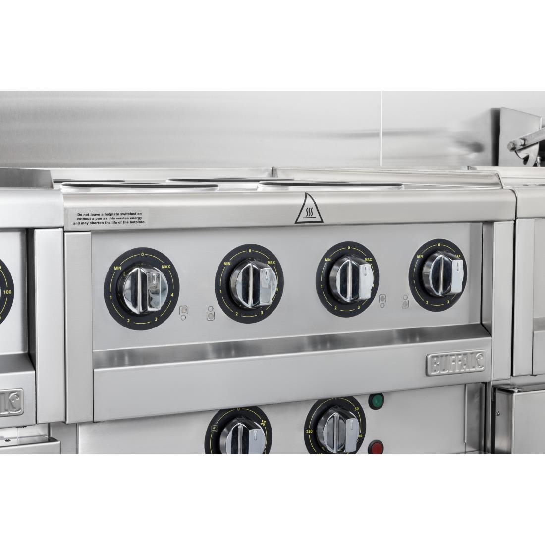 Buffalo 600 Serie 4 Plaat Elektrische Convectie Oven