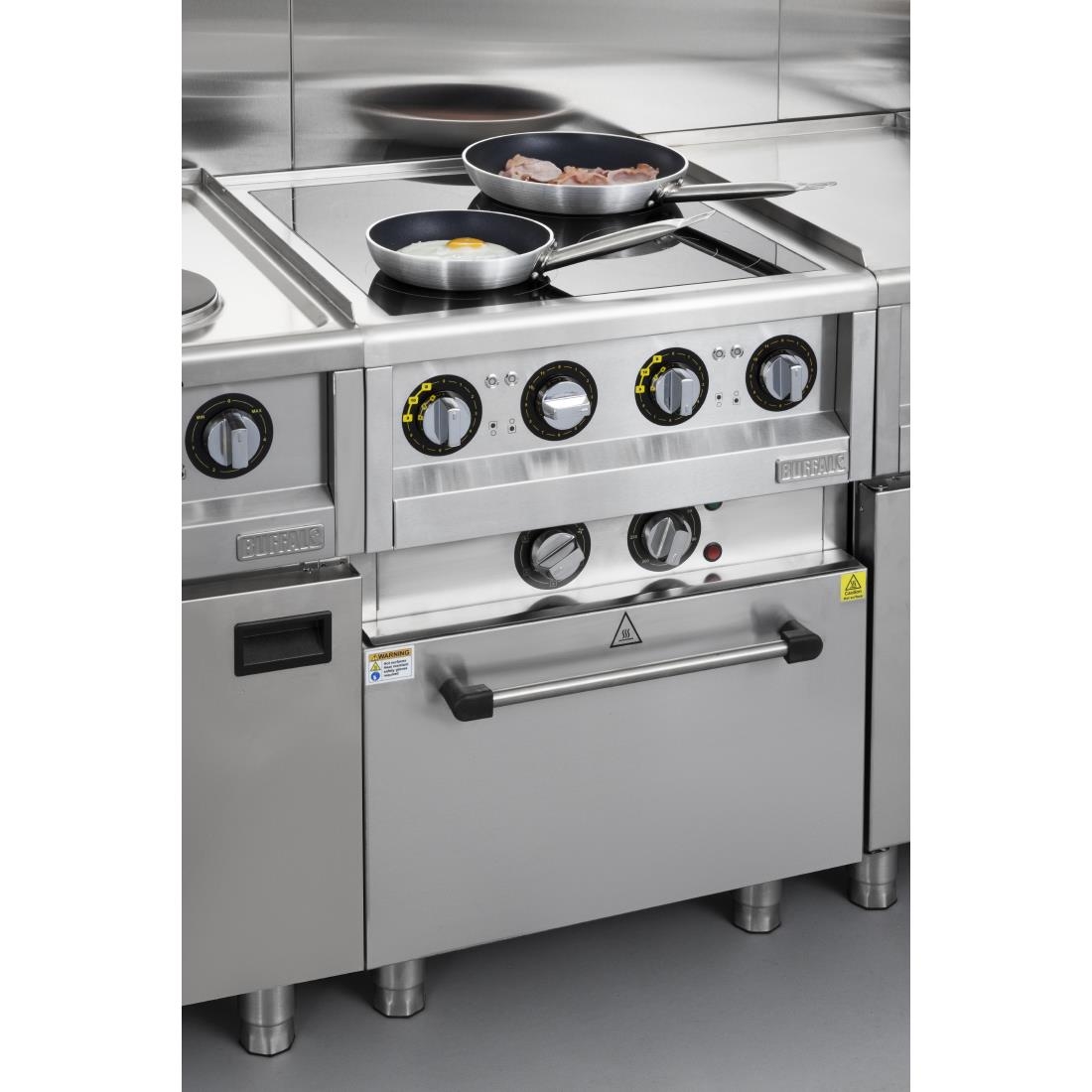 Buffalo 600 Serie 4 Zone Inductiekookplaat 2 x 3Kw. Let Op: Alleen Aanrechtmodel. Onderkast Wordt Apart Verkocht.