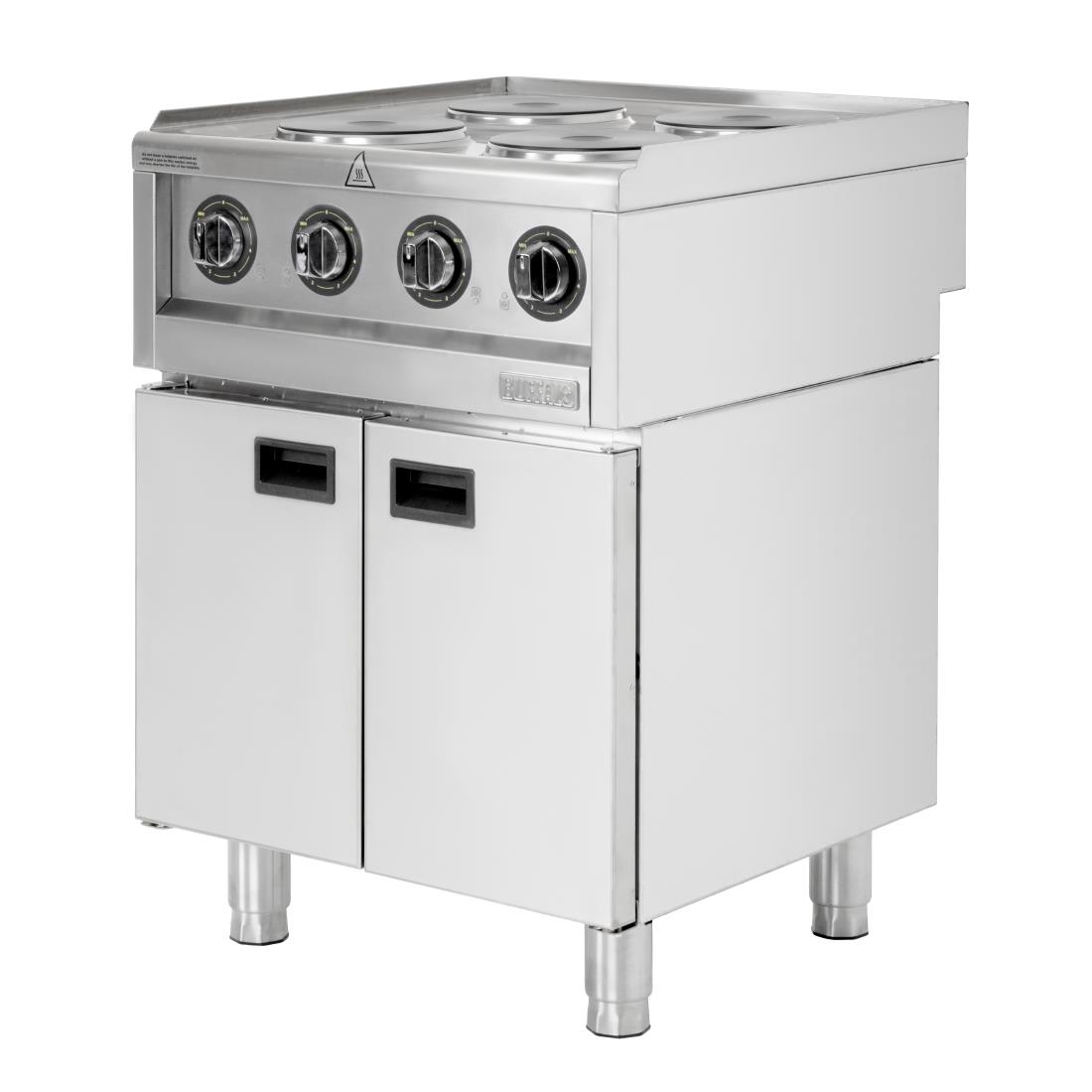 Buffalo 600 Serie Vrijstaand 4 Plaats Elektrische Kookplaat 7kW